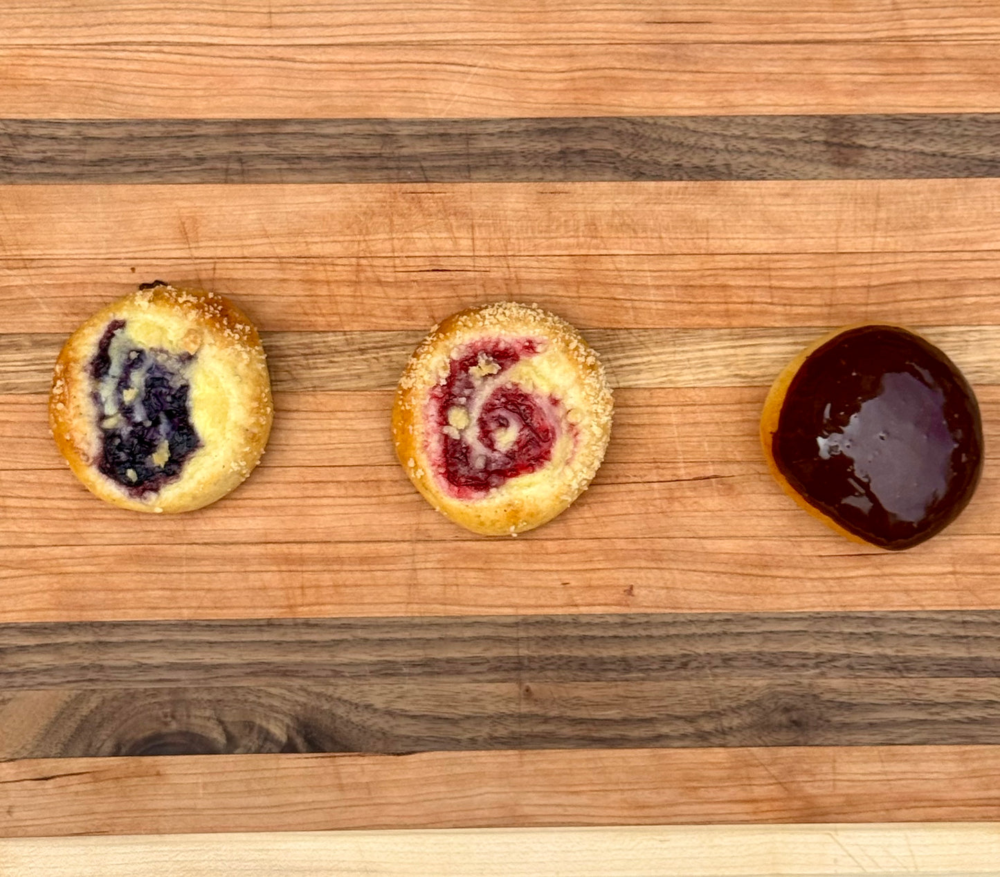 Wild Blueberry Custard Buns