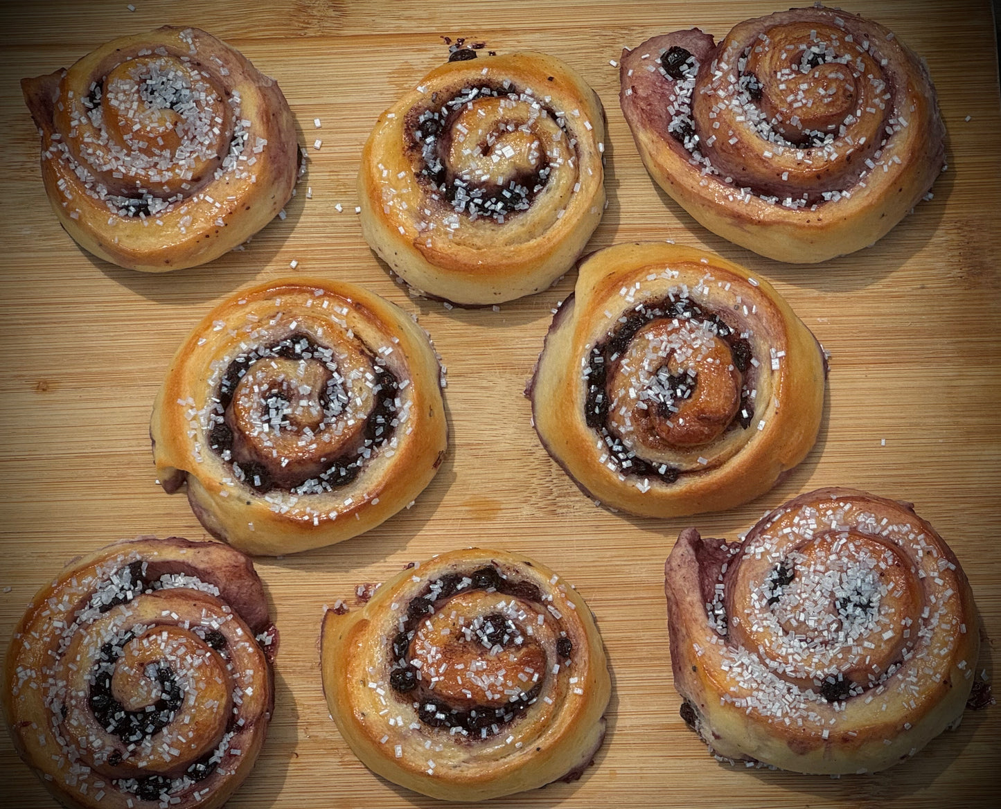 Wild Blueberry Sweet Buns (“Blåbærboller”)