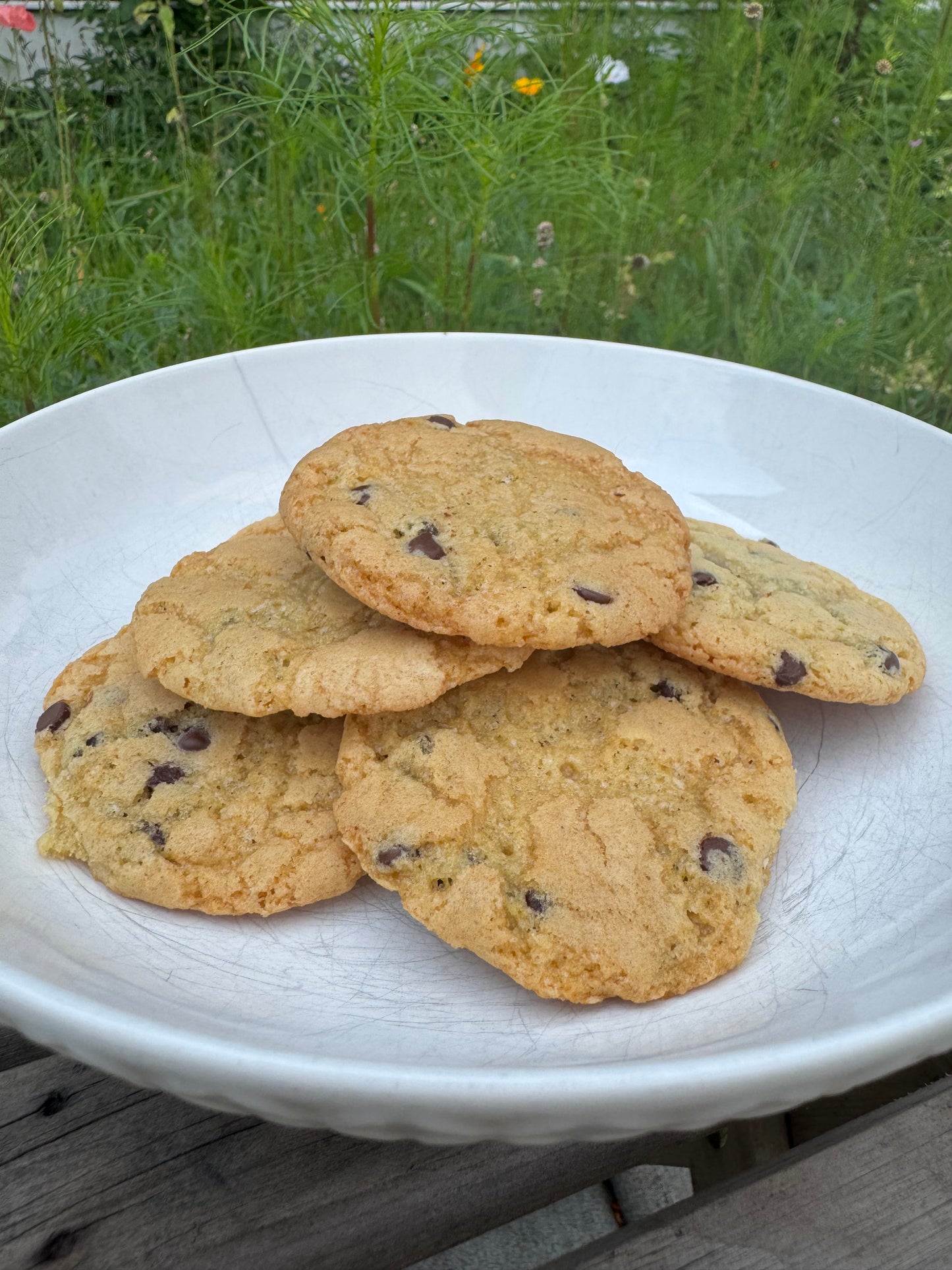 One Dozen Browned Butter Chocolate Chip Cookies